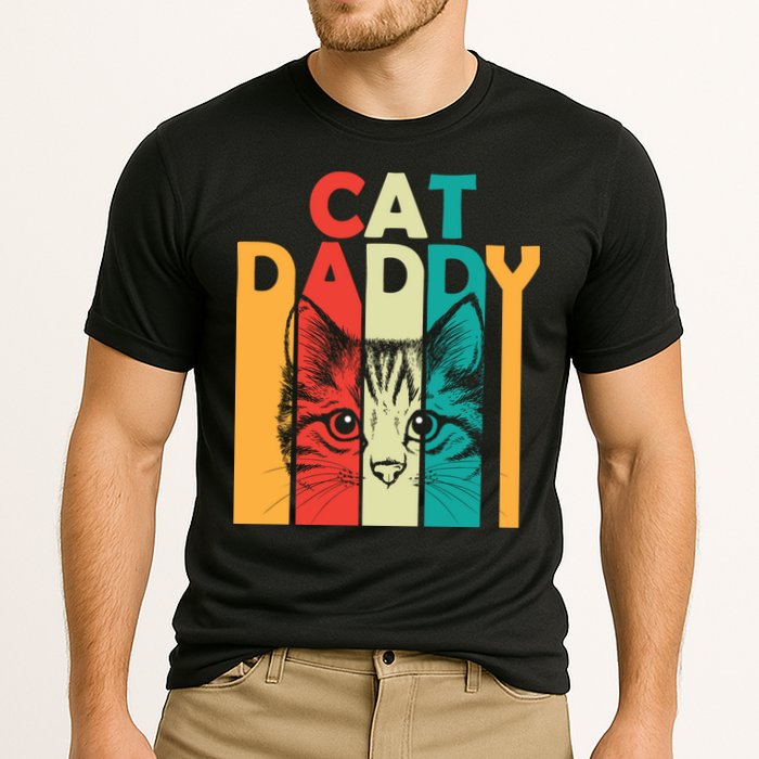 Retro Cat Daddy Cooling Performance Crew T-Shirt