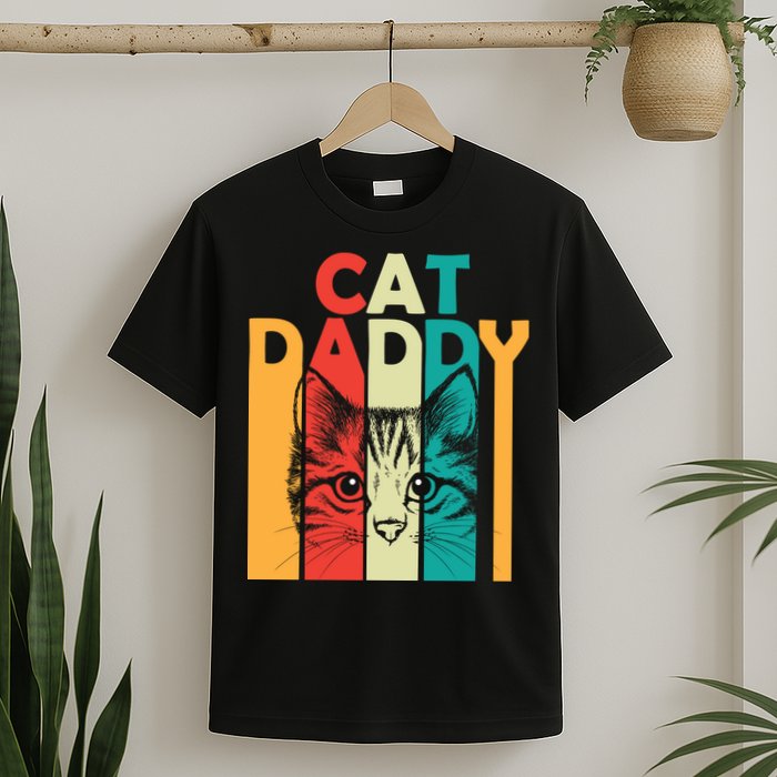 Retro Cat Daddy T-Shirt