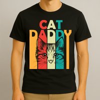 Retro Cat Daddy T-Shirt
