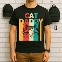Retro Cat Daddy T-Shirt
