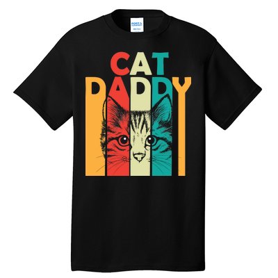 Retro Cat Daddy Tall T-Shirt