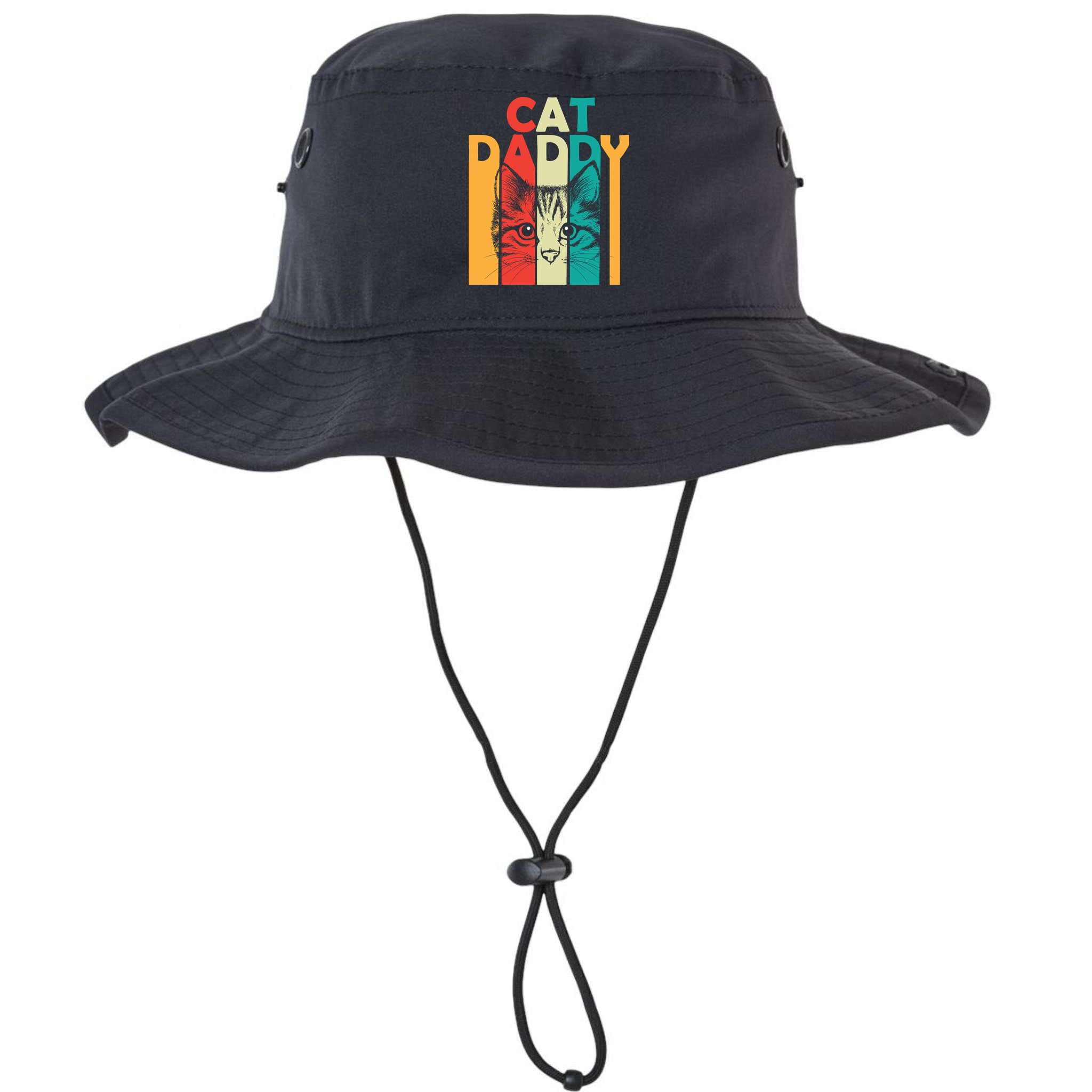 Retro Cat Daddy Bucket Hat
