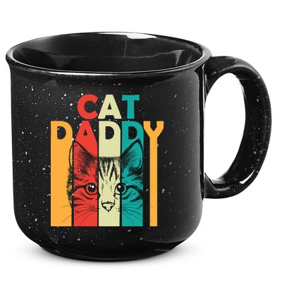 Retro Cat Daddy 15oz Campfire Ceramic Mug
