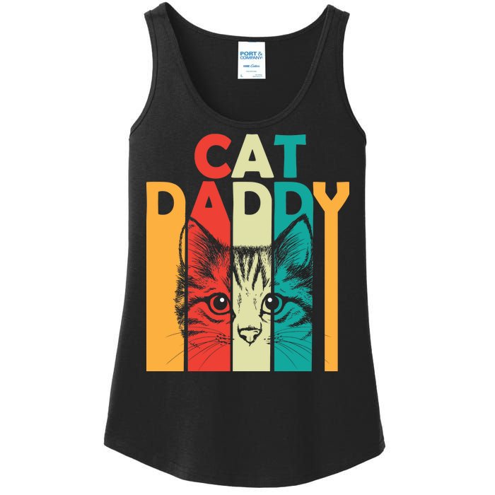 Retro Cat Daddy Ladies Essential Tank