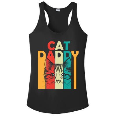 Retro Cat Daddy Ladies PosiCharge Competitor Racerback Tank