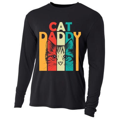 Retro Cat Daddy Cooling Performance Long Sleeve Crew