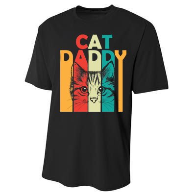 Retro Cat Daddy Performance Sprint T-Shirt