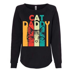 Retro Cat Daddy Womens California Wash Sweatshirt