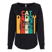 Retro Cat Daddy Womens California Wash Sweatshirt