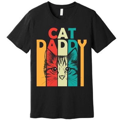 Retro Cat Daddy Premium T-Shirt
