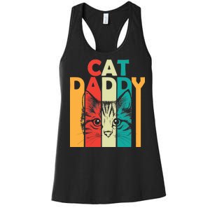 Retro Cat Daddy Women's Racerback Tank