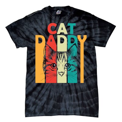 Retro Cat Daddy Tie-Dye T-Shirt