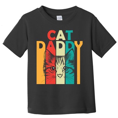 Retro Cat Daddy Toddler T-Shirt