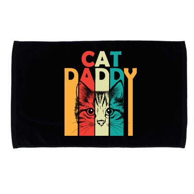 Retro Cat Daddy Microfiber Hand Towel