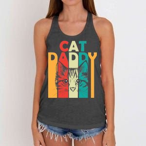 Retro Cat Daddy Women's Knotted Racerback Tank