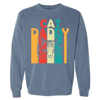 Retro Cat Daddy Garment-Dyed Sweatshirt