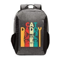 Retro Cat Daddy Vector Backpack