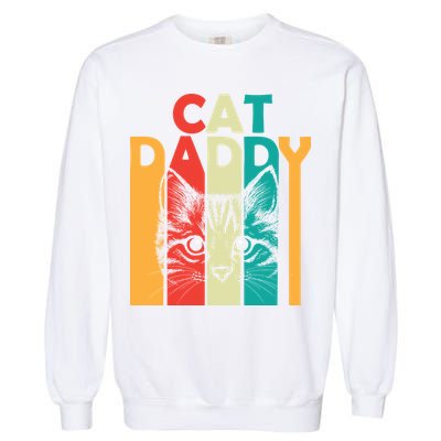 Retro Cat Daddy Garment-Dyed Sweatshirt