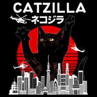 Retro Catzilla Attack Backpack