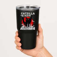 Retro Catzilla Attack Tumbler