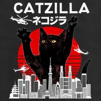 Retro Catzilla Attack Tumbler