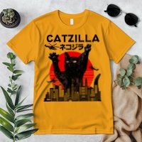 Retro Catzilla Attack Premium T-Shirt