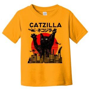 Retro Catzilla Attack Toddler T-Shirt