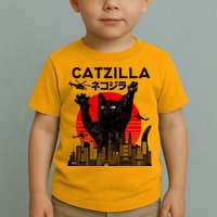 Retro Catzilla Attack Toddler T-Shirt
