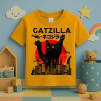 Retro Catzilla Attack Toddler T-Shirt