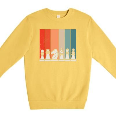 Retro Chess Premium Crewneck Sweatshirt