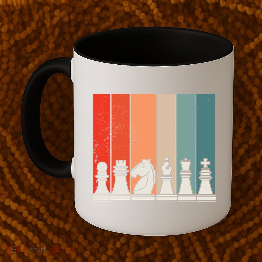 Retro Chess Mug