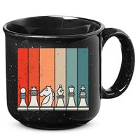 Retro Chess 15oz Campfire Ceramic Mug