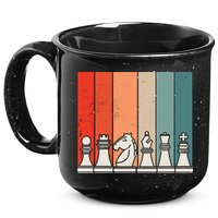 Retro Chess 15oz Campfire Ceramic Mug