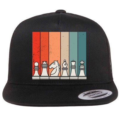 Retro Chess Flatbill Hat