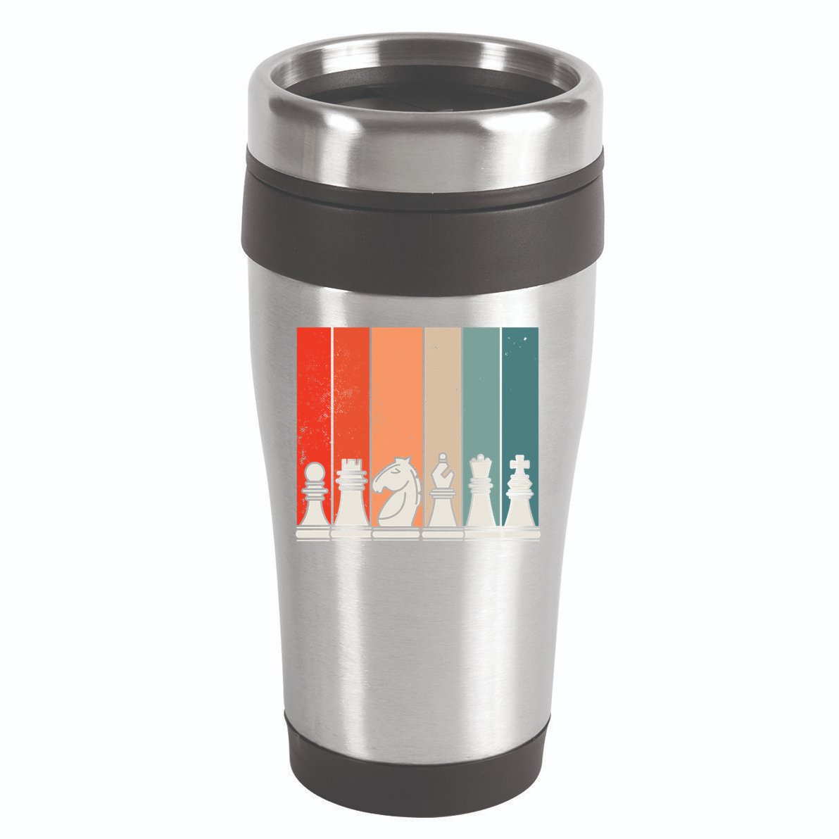 Retro Chess 16oz Travel Tumbler