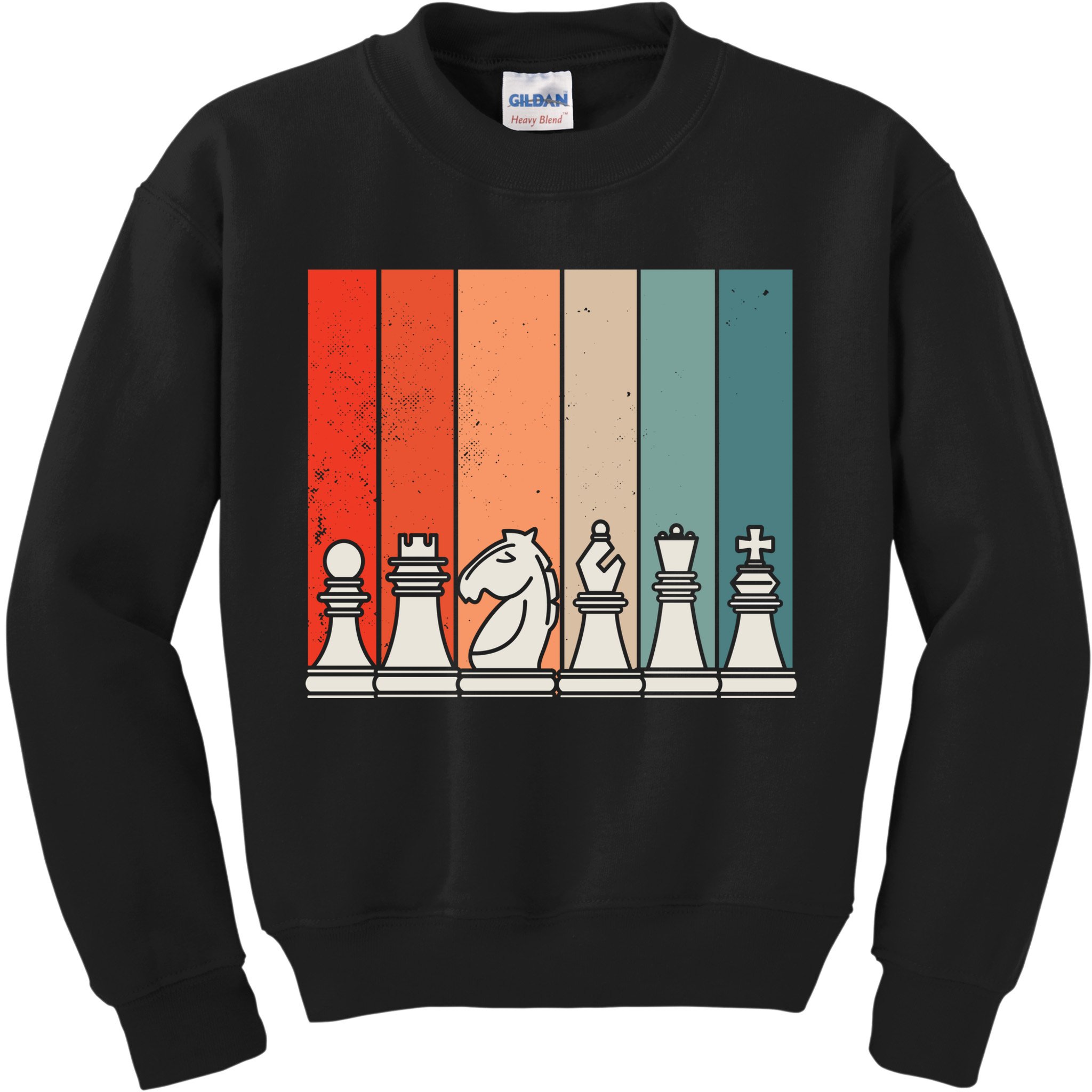 Retro Chess Kids Sweatshirt