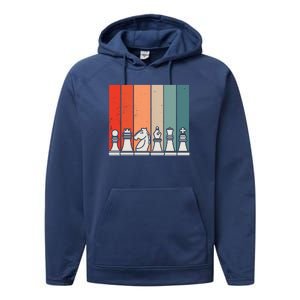 Retro Chess Performance Fleece Hoodie