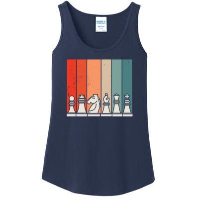 Retro Chess Ladies Essential Tank