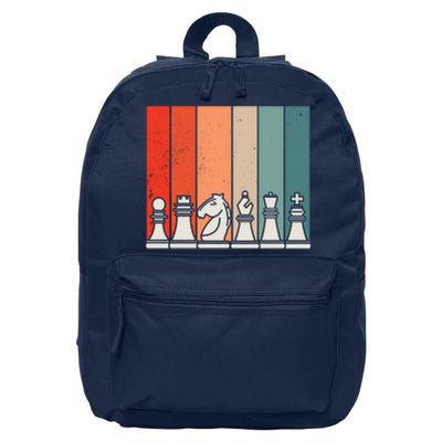 Retro Chess 16 in Basic Backpack