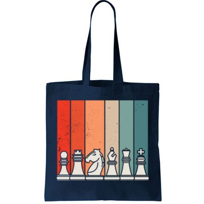 Retro Chess Tote Bag