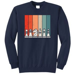 Retro Chess Tall Sweatshirt