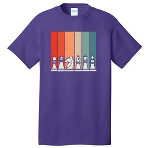 Retro Chess Tall T-Shirt