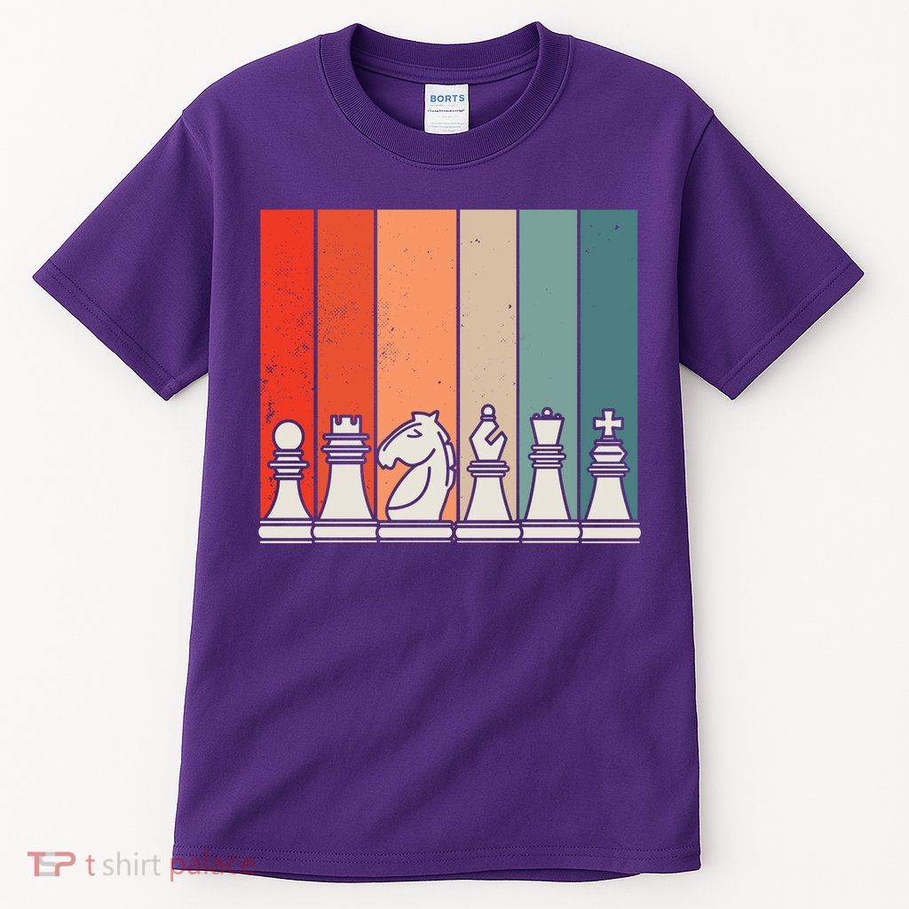 Retro Chess Tall T-Shirt