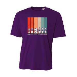 Retro Chess Performance Sprint T-Shirt