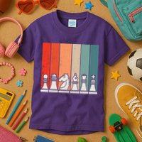 Retro Chess Kids T-Shirt