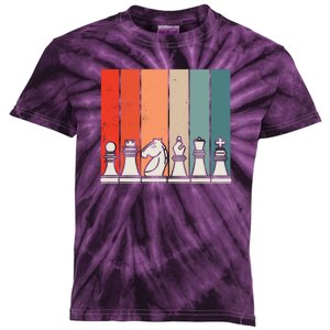 Retro Chess Kids Tie-Dye T-Shirt