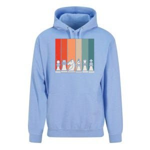 Retro Chess Unisex Surf Hoodie