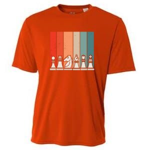 Retro Chess Pieces Cooling Performance Crew T-Shirt