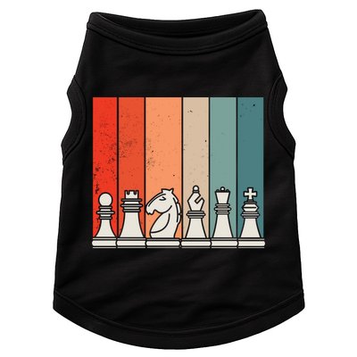 Retro Chess Pieces Doggie Tank