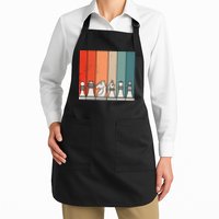 Retro Chess Pieces Apron